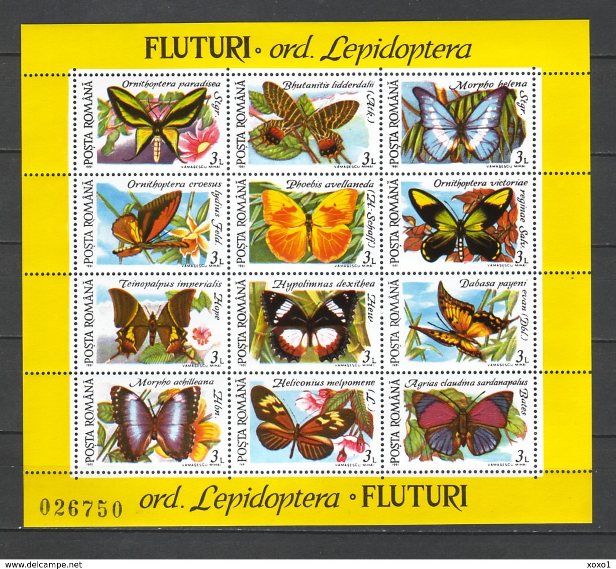 Romania 1991 MiNr. (Block 267 - 268) Rumänien Insects Butterflies 2 S/sh MNH** 10,00 € - Ungebraucht