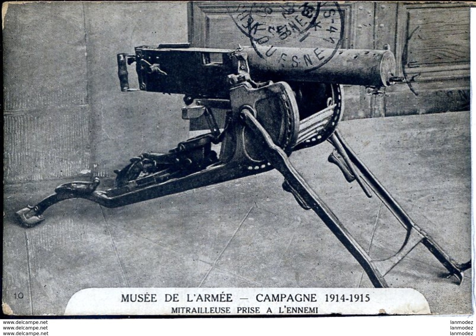 Guerre 14-18 Armement Mitrailleuse Prise A L Ennemi Musee De L Armee - War 1914-18