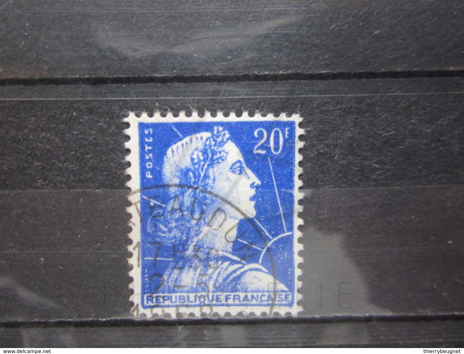 VEND BEAU TIMBRE DE FRANCE N° 1011B , SURENCRE !!! (b) - Used Stamps