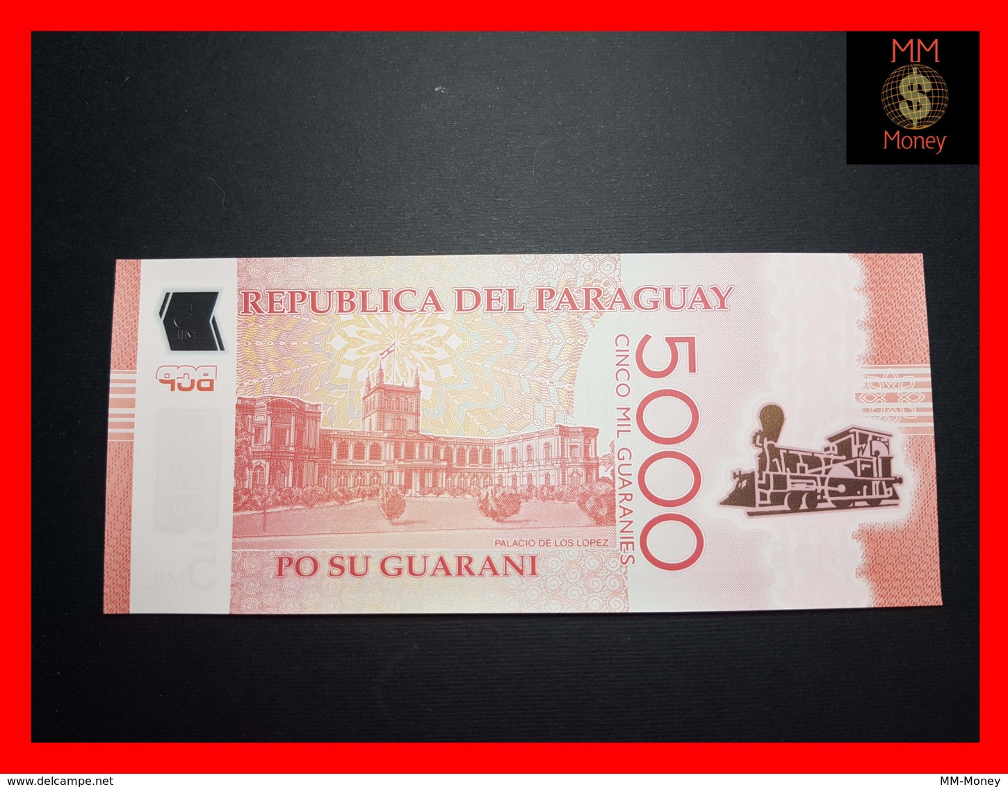 PARAGUAY 5.000 5000 Guaranies 2016  P. 234 B POLYMER  UNC - Paraguay