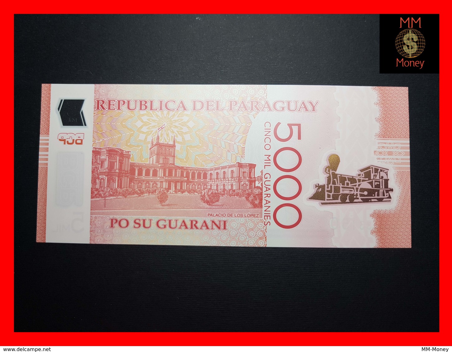 PARAGUAY 5.000 5000 Guaranies 2011  P. 234 A POLYMER   UNC - Paraguay