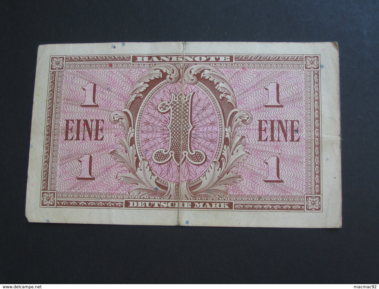 1 Eine Deutsche Mark Série 1948 - BANKNOTE - Allied Occupation WWII - ALLEMAGNE   **** EN ACHAT IMMEDIAT **** - 1 Mark