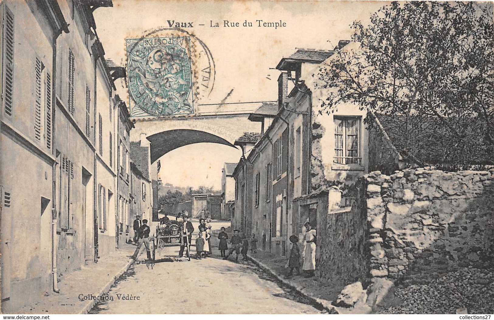 78-VAUX- LA RUE DU TEMPLE - Vaux De Cernay
