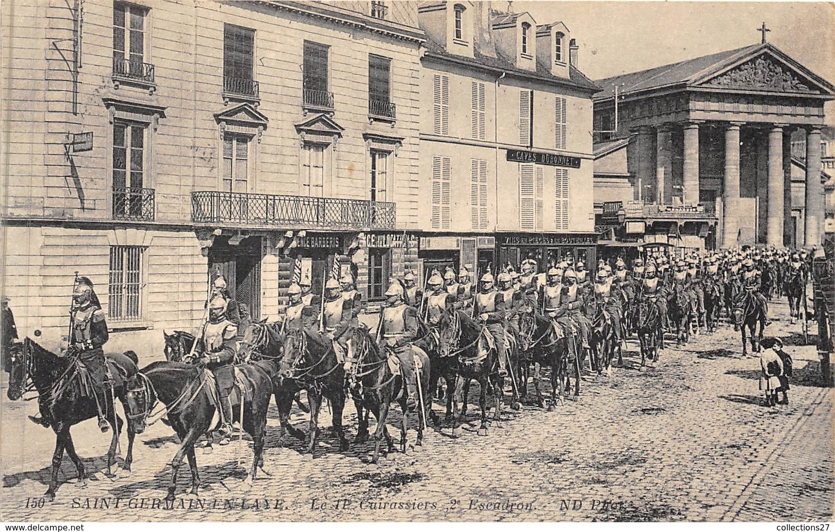 78-SAINT-GERMAIN-EN-LAYE- LE 1P CUIRASSIERS , 2e ESCADRON - St. Germain En Laye (Schloß)