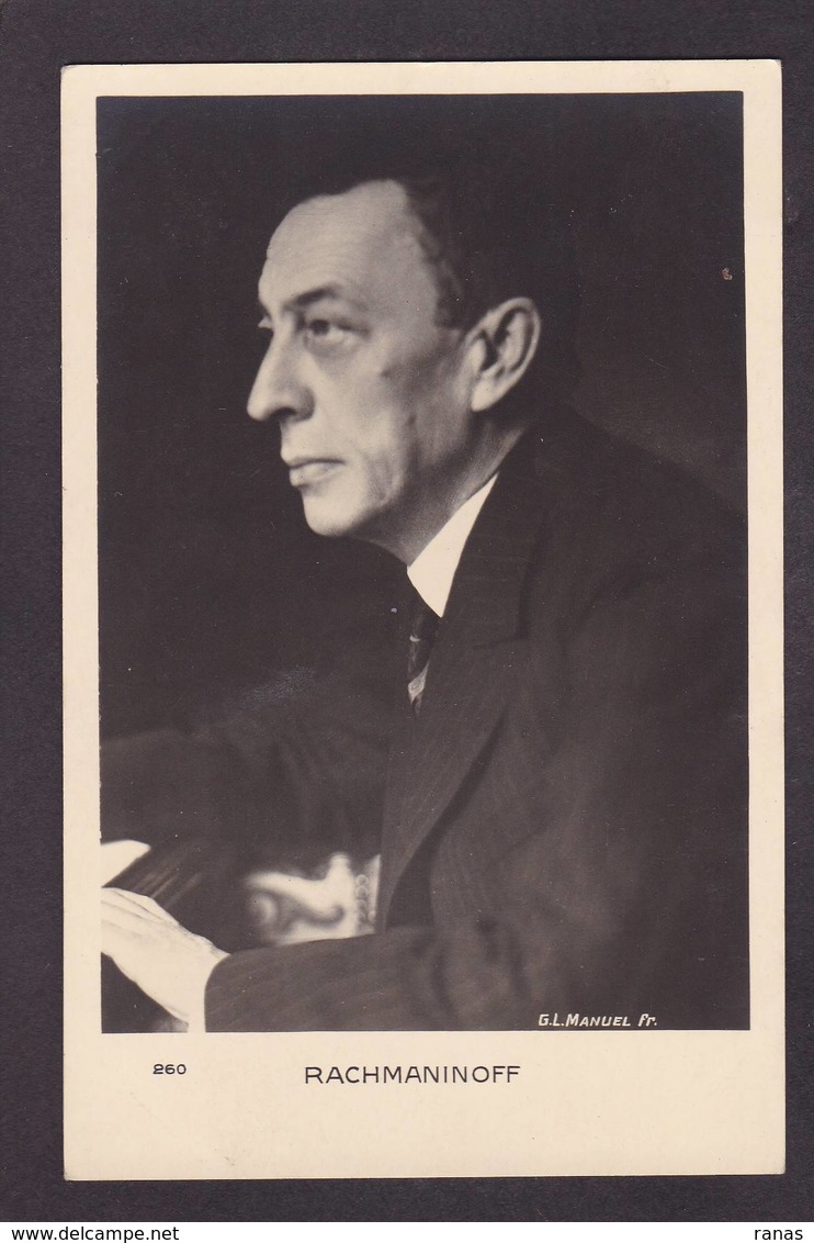 CPA Russie Personnage Russia Russian Non Circulé Rachmaninoff - Russia