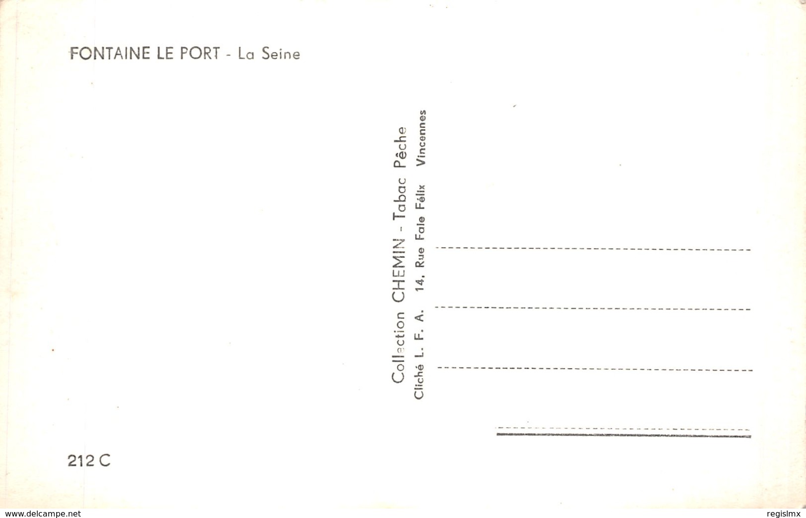 77-FONTAINE LE PORT-N°T1091-D/0373 - Autres & Non Classés