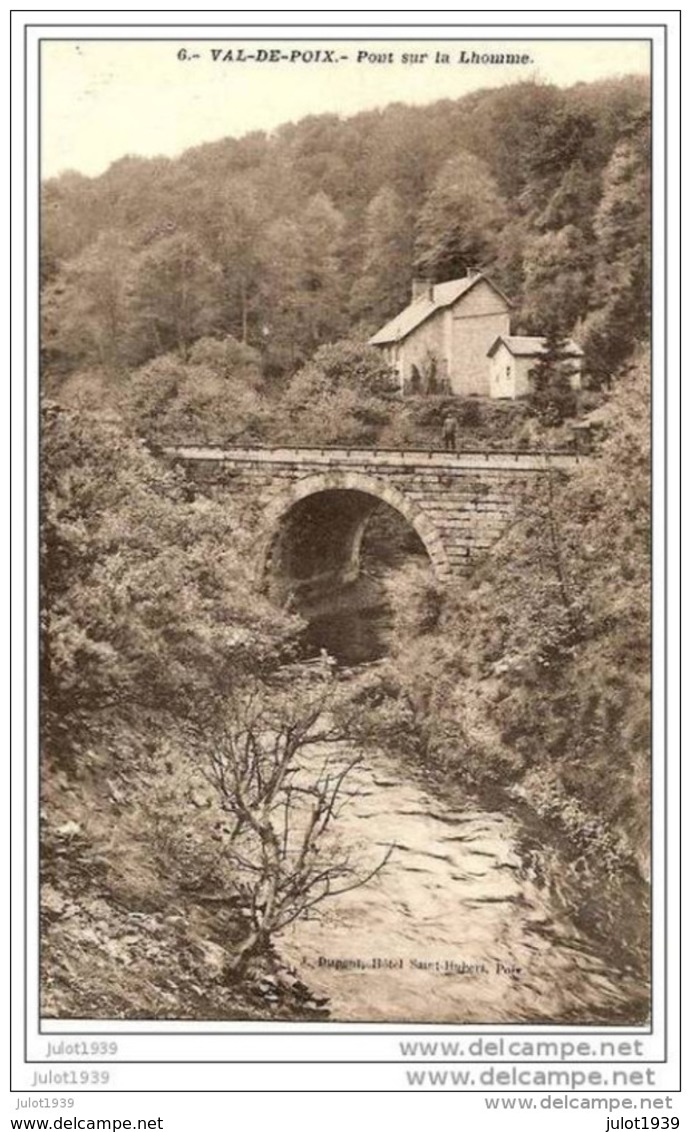 POIX ..--  Pont Sur La Lhomme . 1912 Vers SCHAERBEEK ( Mr Mme Z. HERTZ ) . Voir Verso . - Saint-Hubert