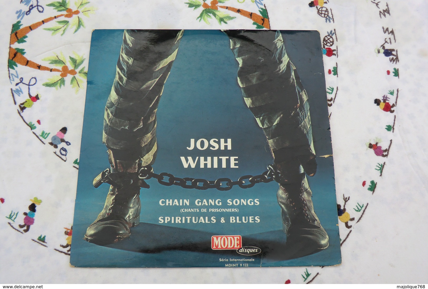 Disque De Josh White - Chain Gang Songs (chants De Prisonniers) Spirituals & Blues - MODE MDINT 9122 - 1958 France - Blues