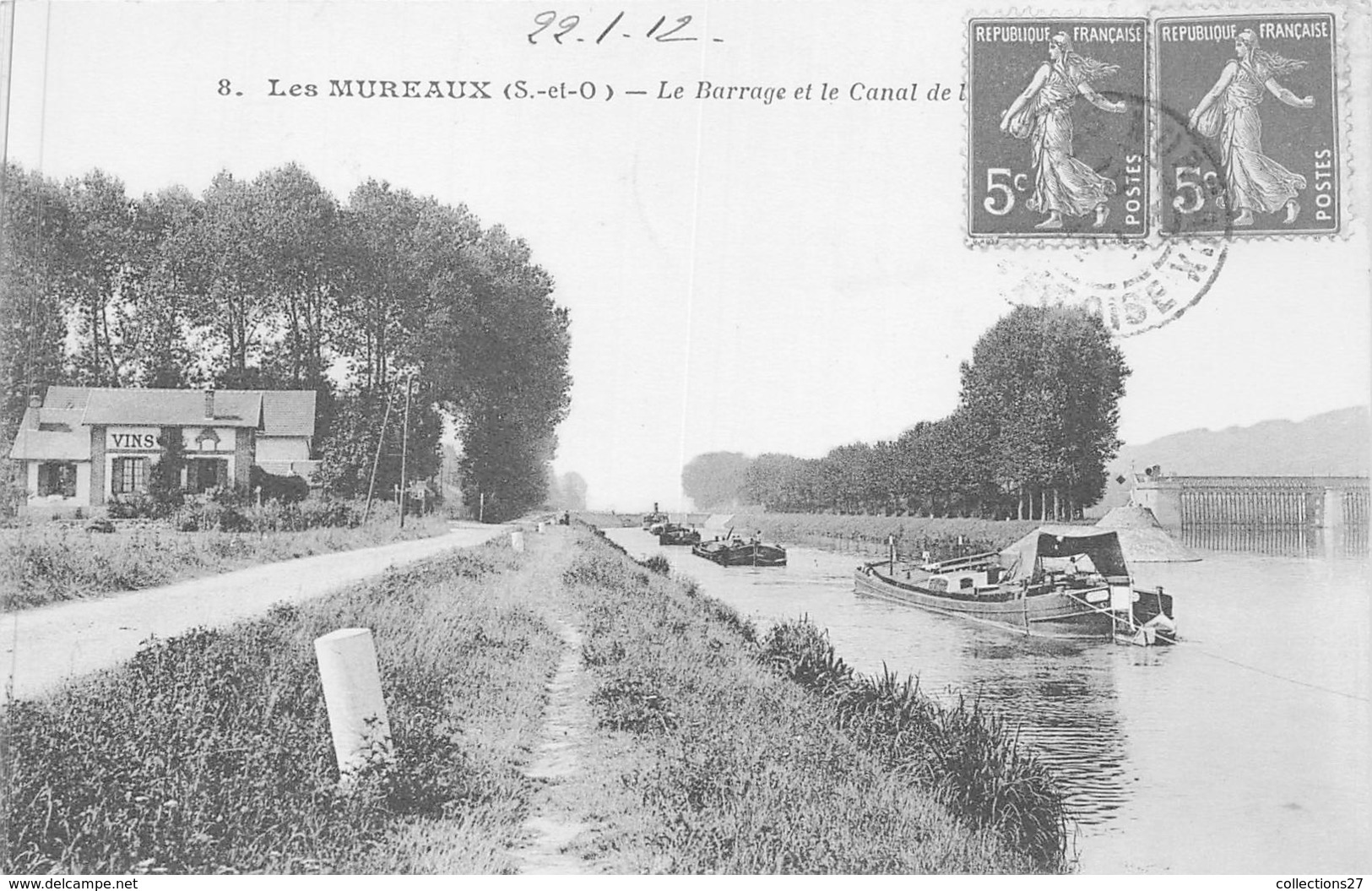 78-LES-MUREAUX- LE BARRAGE ET LE CANAL DE ... - Les Mureaux