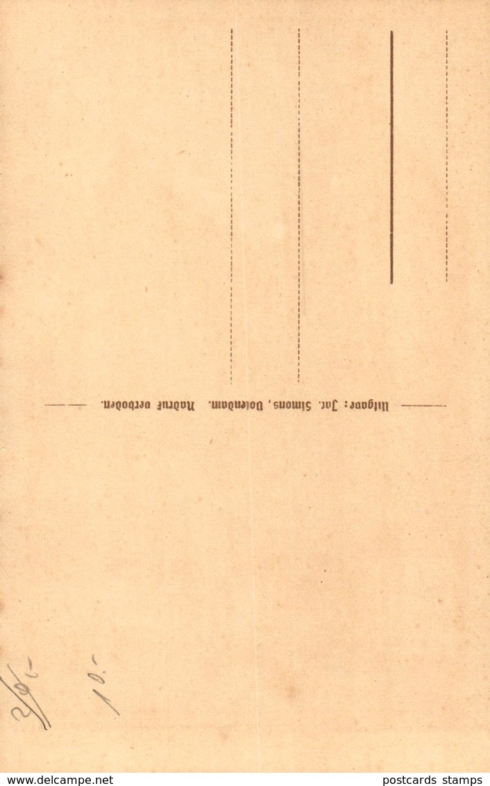 Edam, Oude Gevels, Steindruck AK, Um 1920 - Edam