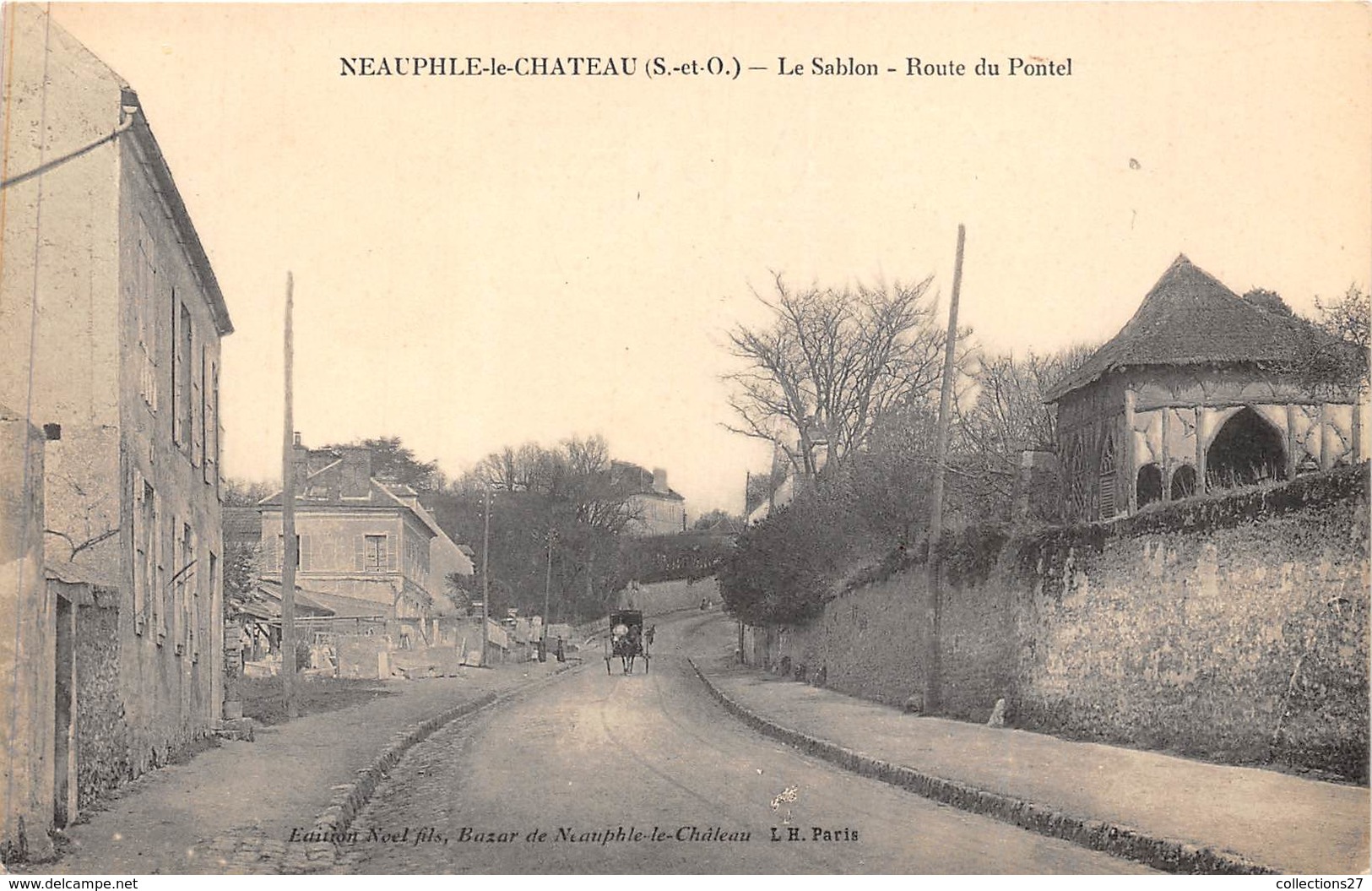 78-NEAUPHLE-LE-CHATEAU- LE SABLON, ROUTE DE PONTEL - Neauphle Le Chateau