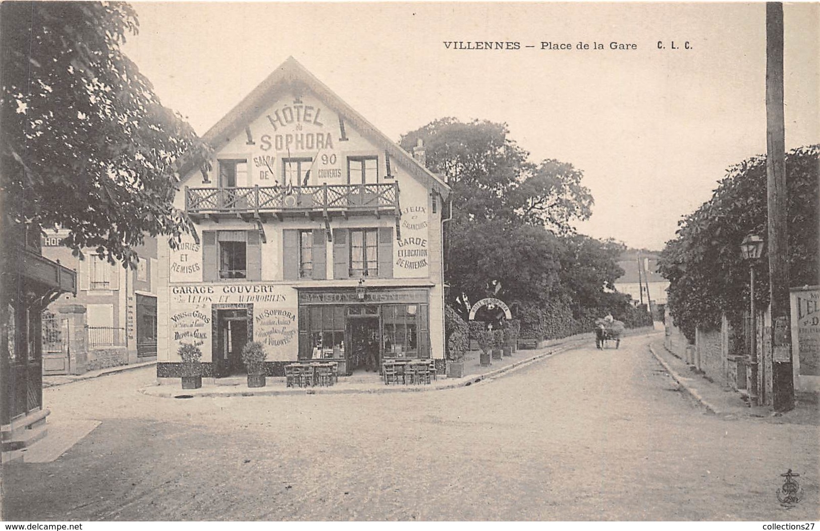 78-VILLENNES- PLACE DE LA GARE - Villennes-sur-Seine