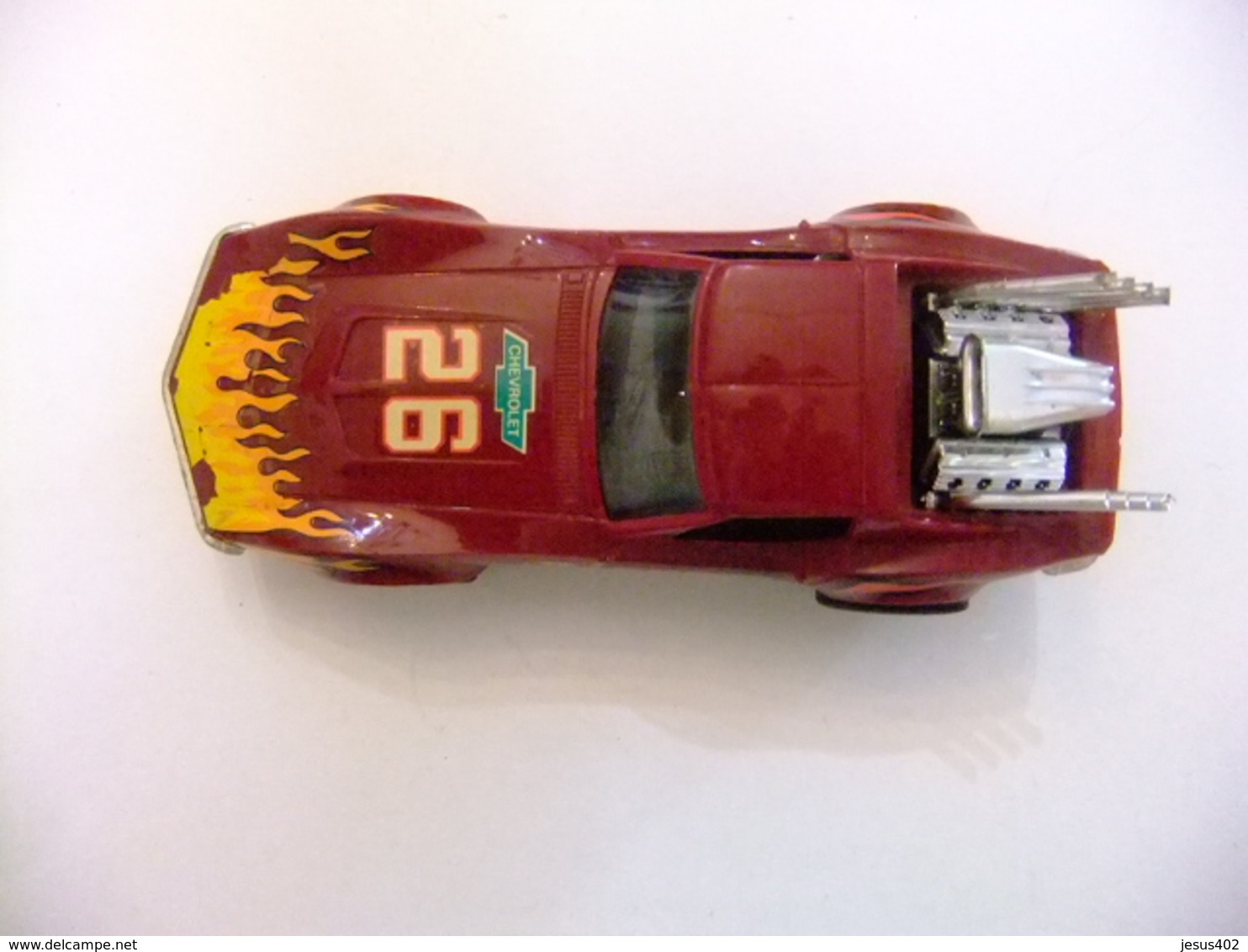 SCALEXTRIC Exin CHEVROLET CORVETTE Granate Ref.4050 - Massstab 1:32