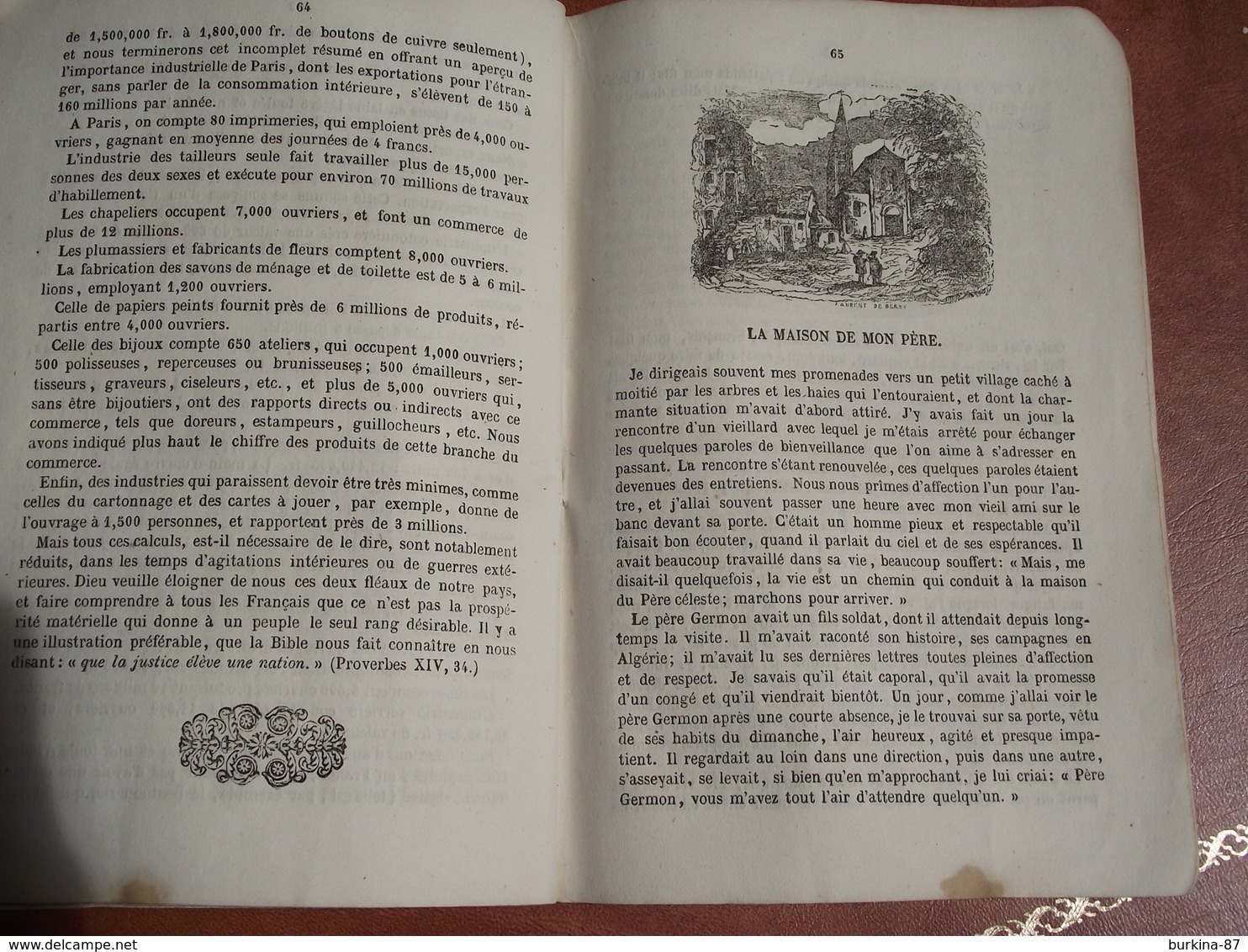 ALMANACH des Bons Conseils , 1850, environ 100 pages