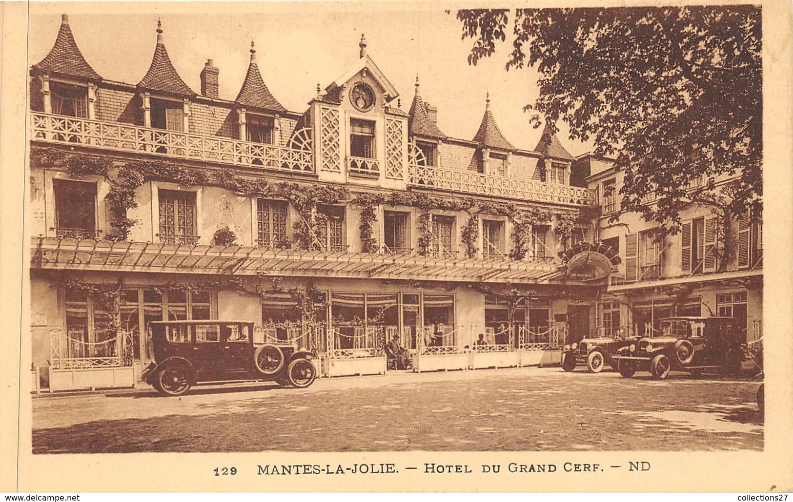 78-MANTES-LA-JOLIE- HÔTEL DU GRAND CERF - Mantes La Jolie