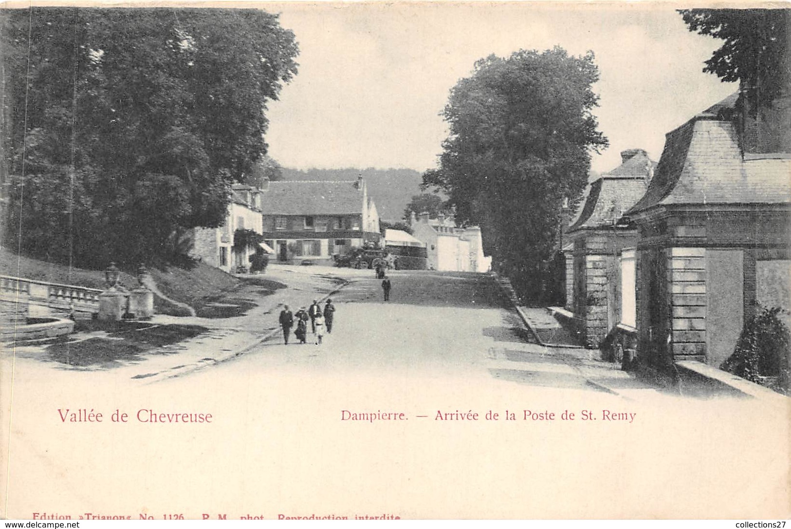 78-DAMPIERRE- ARRIVEE DE LA POSTE DE ST-REMY- VALLE DE CHEVREUSE - Dampierre En Yvelines