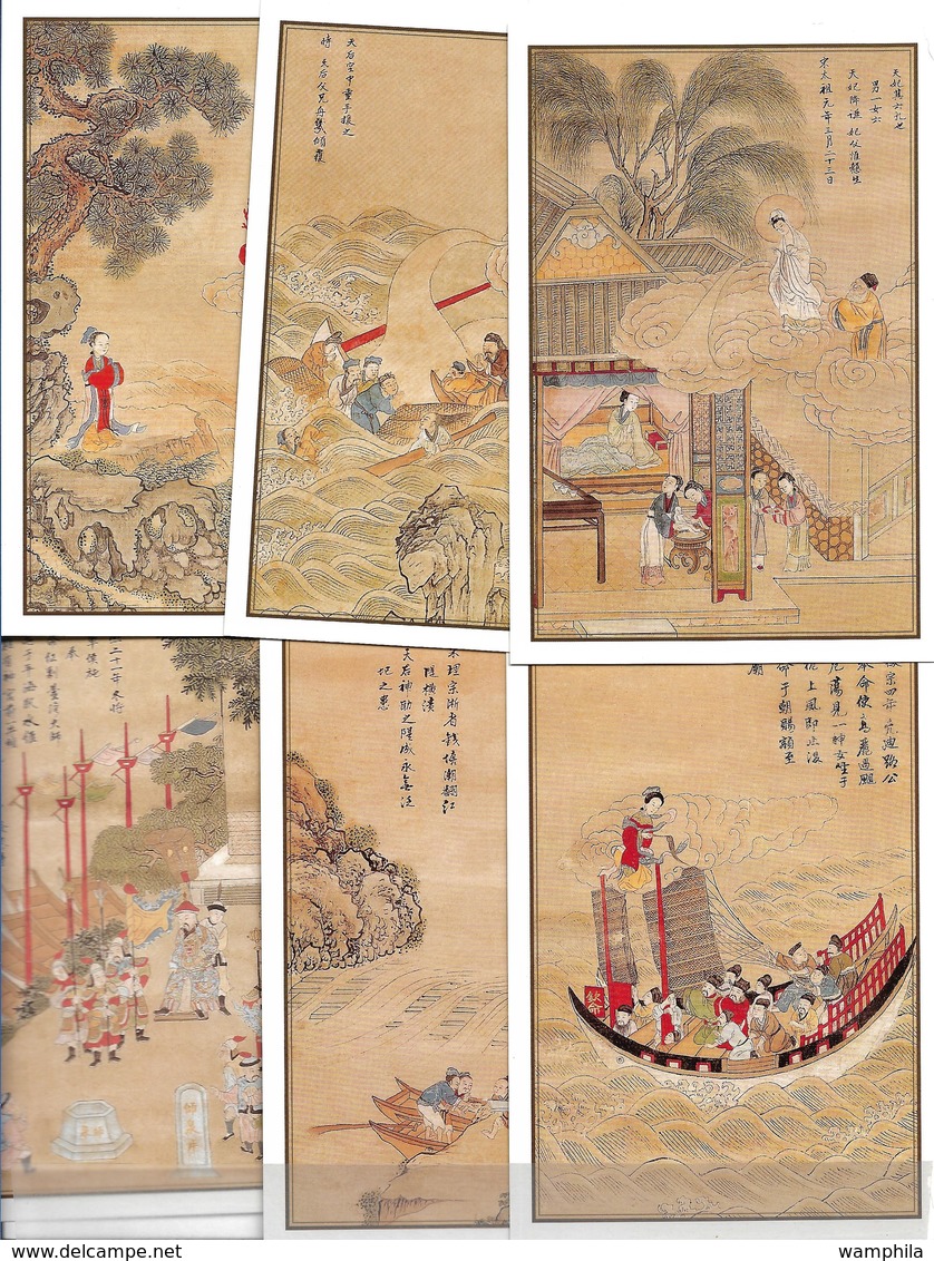 Chine Un Lot De 6 Cartes Neuves "Legende De Mazu". - Postales