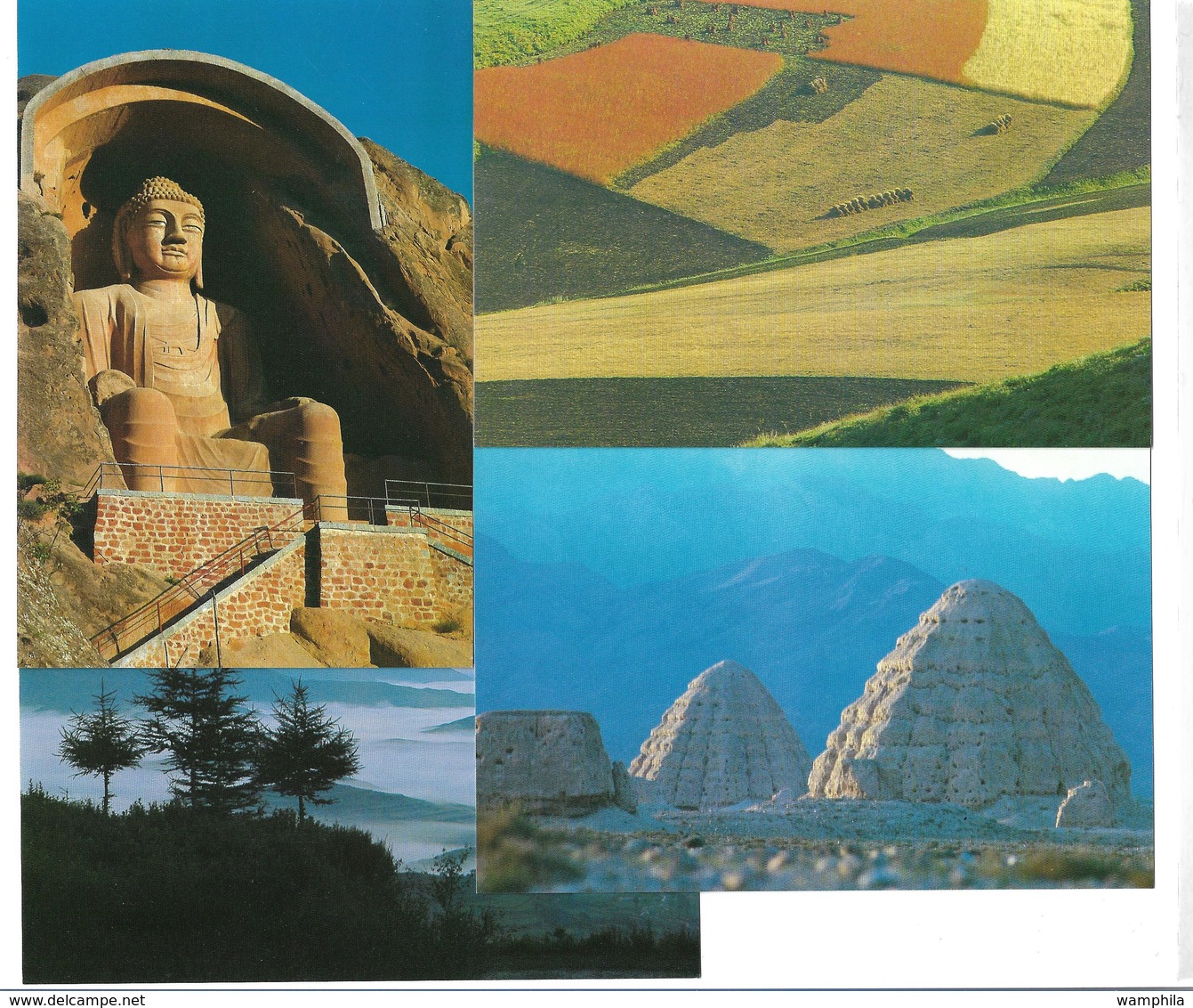 Chine Un Lot De 20 Cartes Neuves "Vue De Ningxia" - Cartes Postales