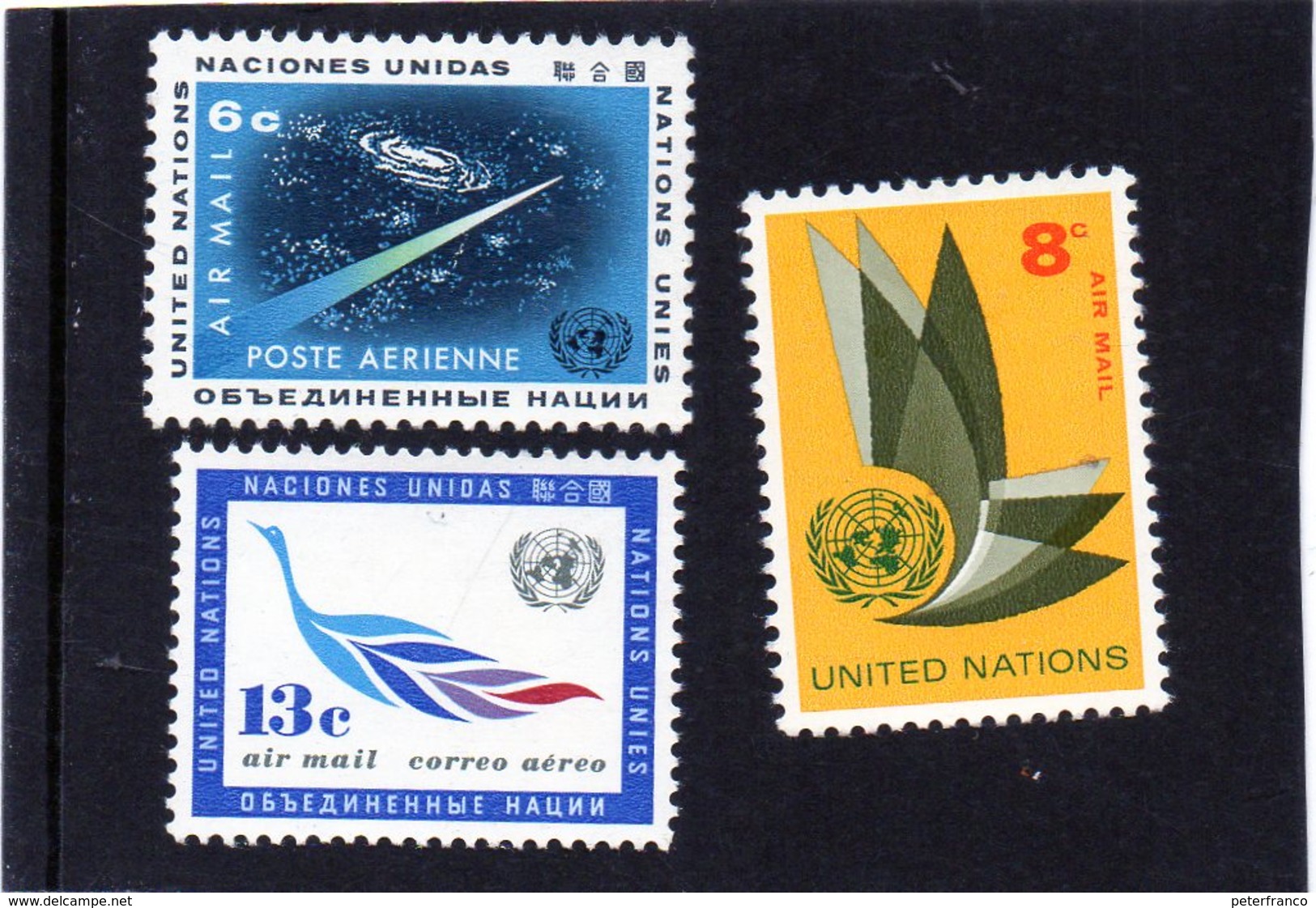 CG39 - 1963 ONU New York - Posta Aerea - Amérique Du Nord