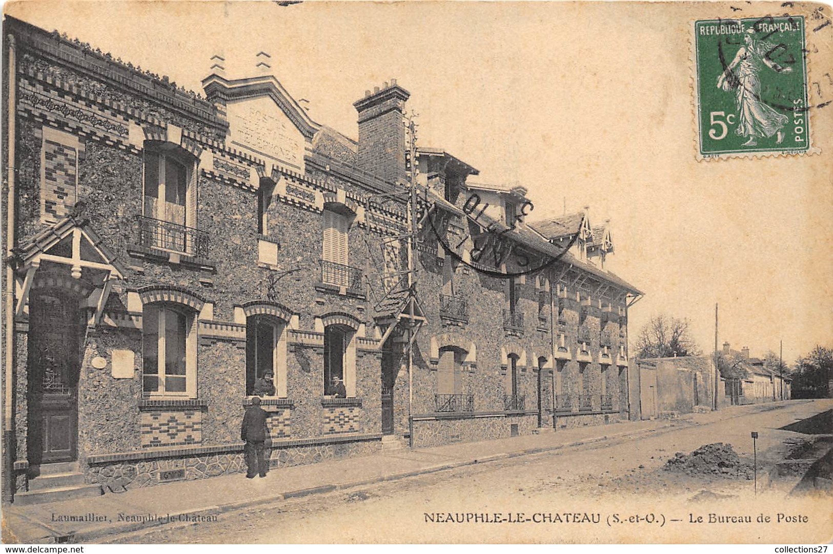78-NEAUPHLE-LE-CHATEAU- LE BUREAU DE POSTE - Neauphle Le Chateau