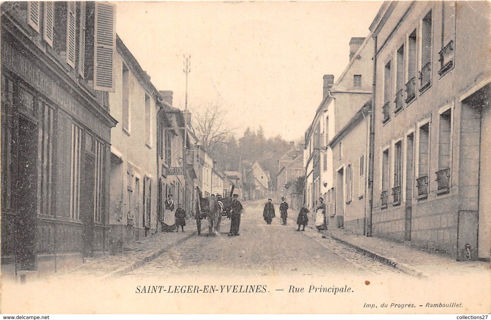 78-SAINT-LERGER-EN-YVELINES- RUE PRINCIPALE - St. Leger En Yvelines