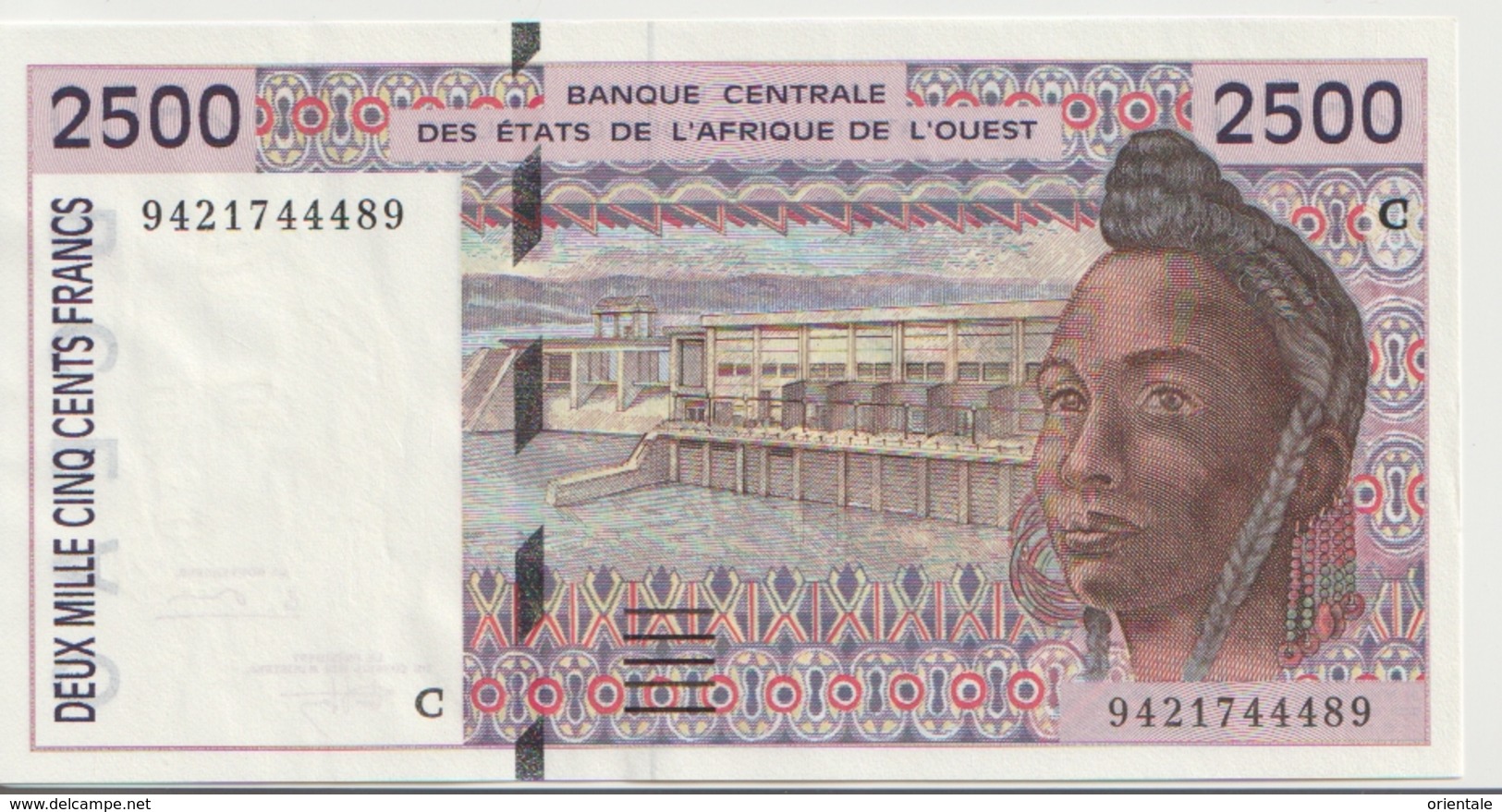 WEST AFRICAN STATES P. 312Cc 2500 F 1994 UNC - Burkina Faso