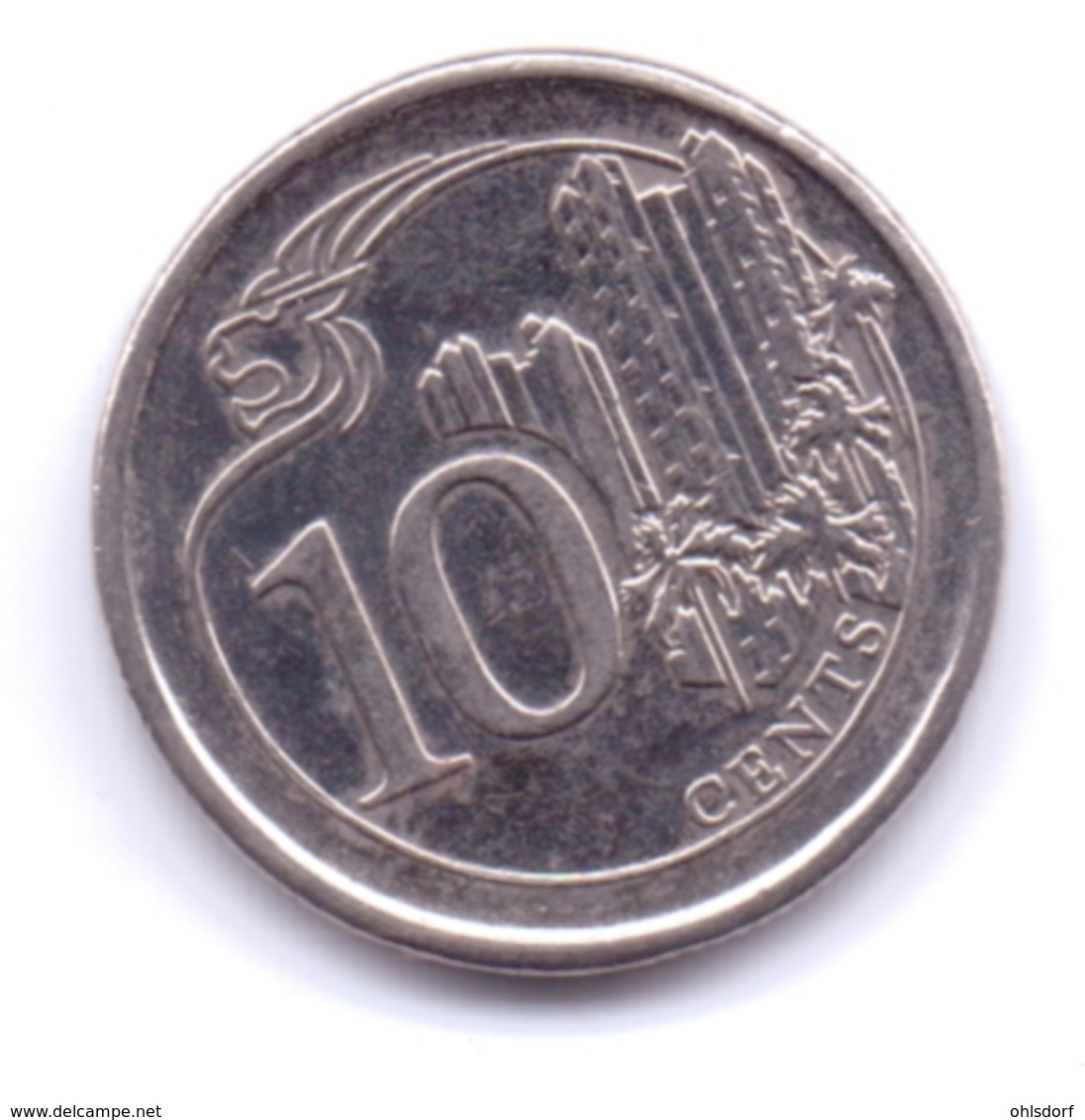 SINGAPORE 2014: 10 Cents, KM 346 - Singapur