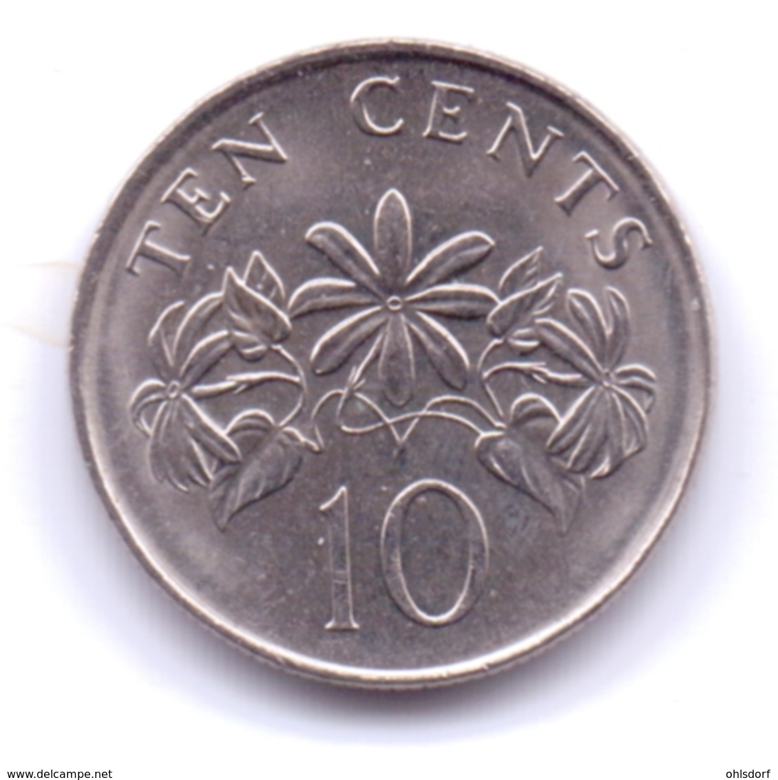 SINGAPORE 2007: 10 Cents, KM 100 - Singapur