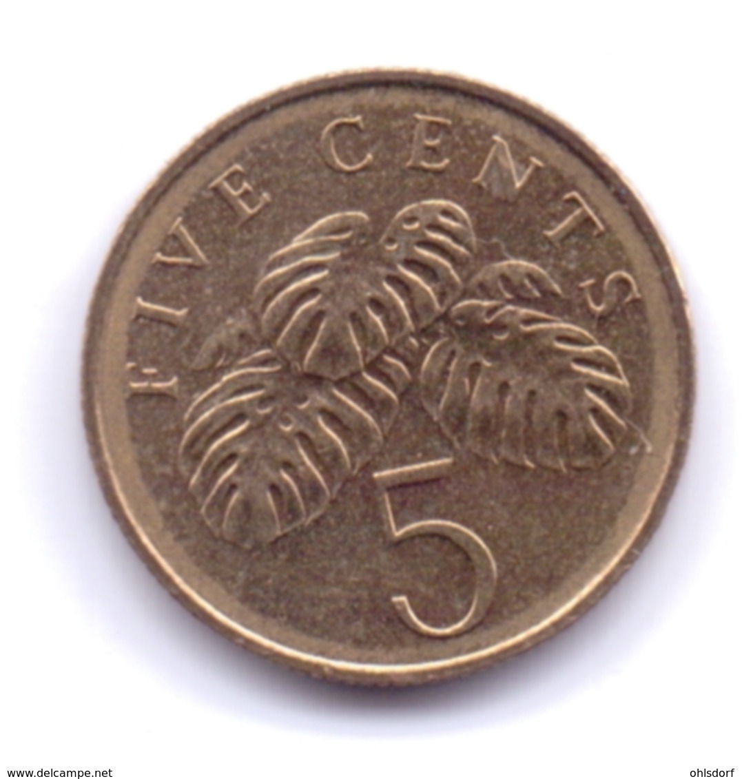 SINGAPORE 2007: 5 Cents, KM 99 - Singapur