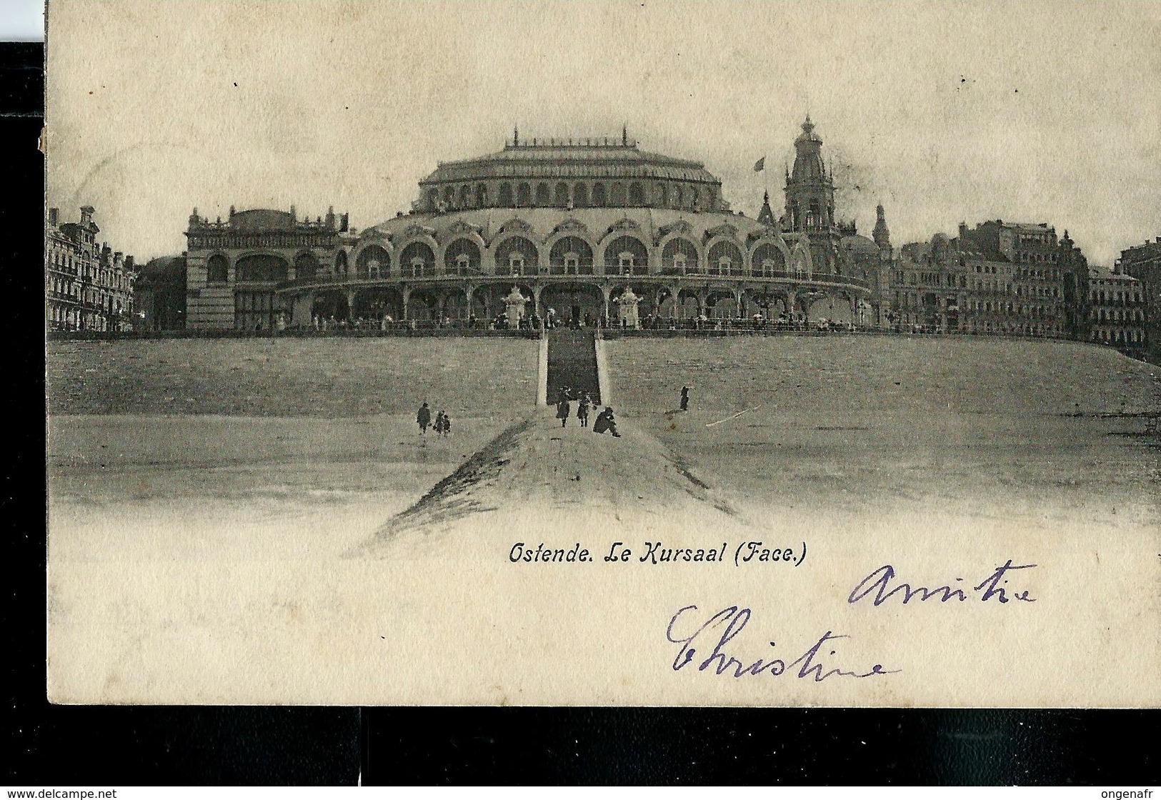 CP Ostende-Le Kursaal - Obl. OSTENDE (KURSAAL) 19/08/1904 - Correo Rural