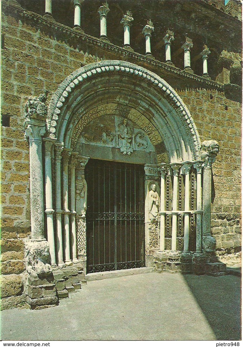 Tuscania (Viterbo) Basilica Di Santa Maria Maggiore, Portale, Basilique, Le Portal - Viterbo