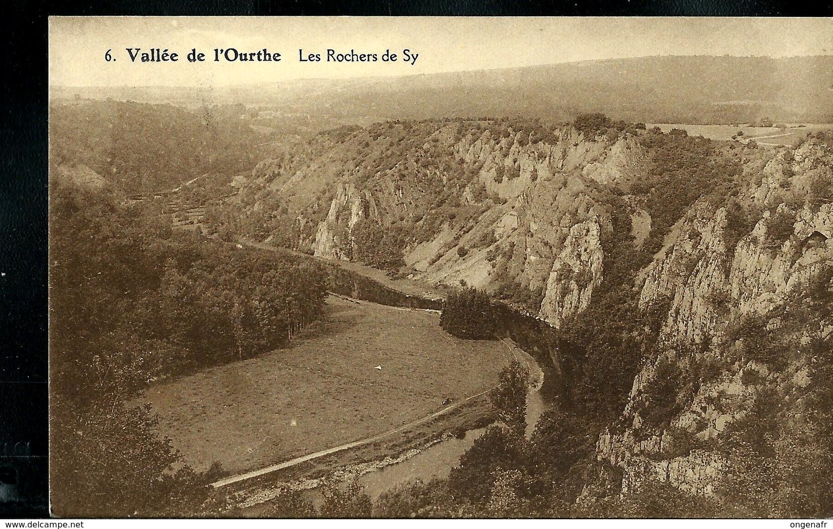 CP Vallée De L'Ourthe - Les Rochers De Sy - Obl. MORLANWELZ C C  11/12/1922 - Landelijks Post