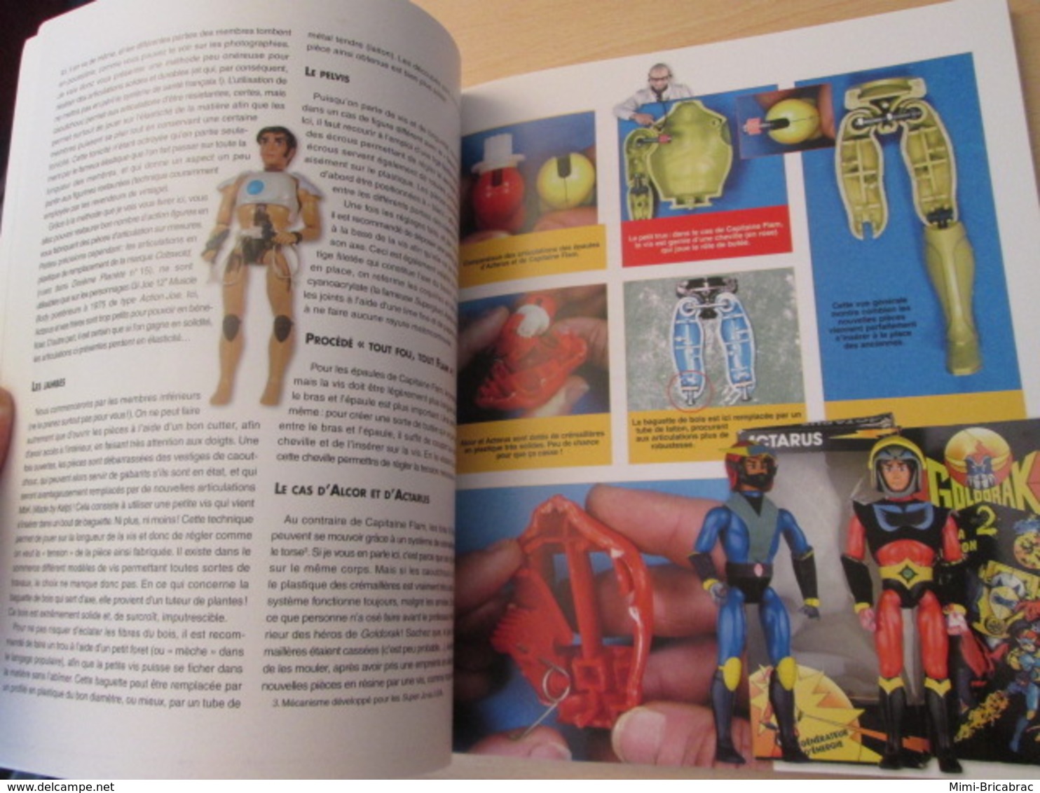 BDCORO / LIVRE : REPAREZ VOS ACTION FIGURES VINTAGE , 82 pages très bien illustrées , TB Etat