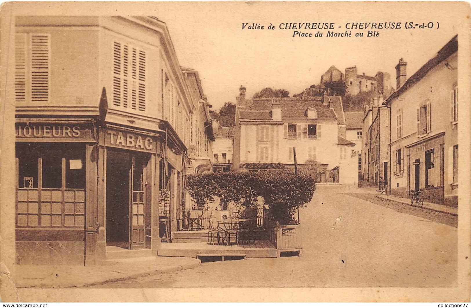 78-CHEVREUSE- PLACE DU MARCHE AU BLE - Chevreuse