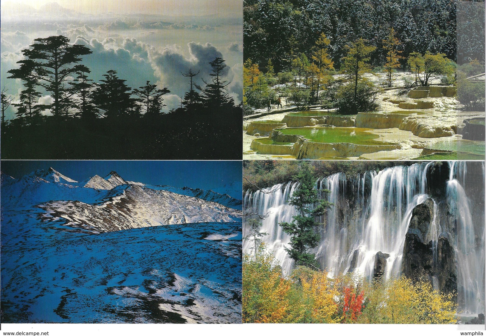 Chine Un Lot De 20 Entiers Postaux Cartes (vues De Sichuan) - Postcards