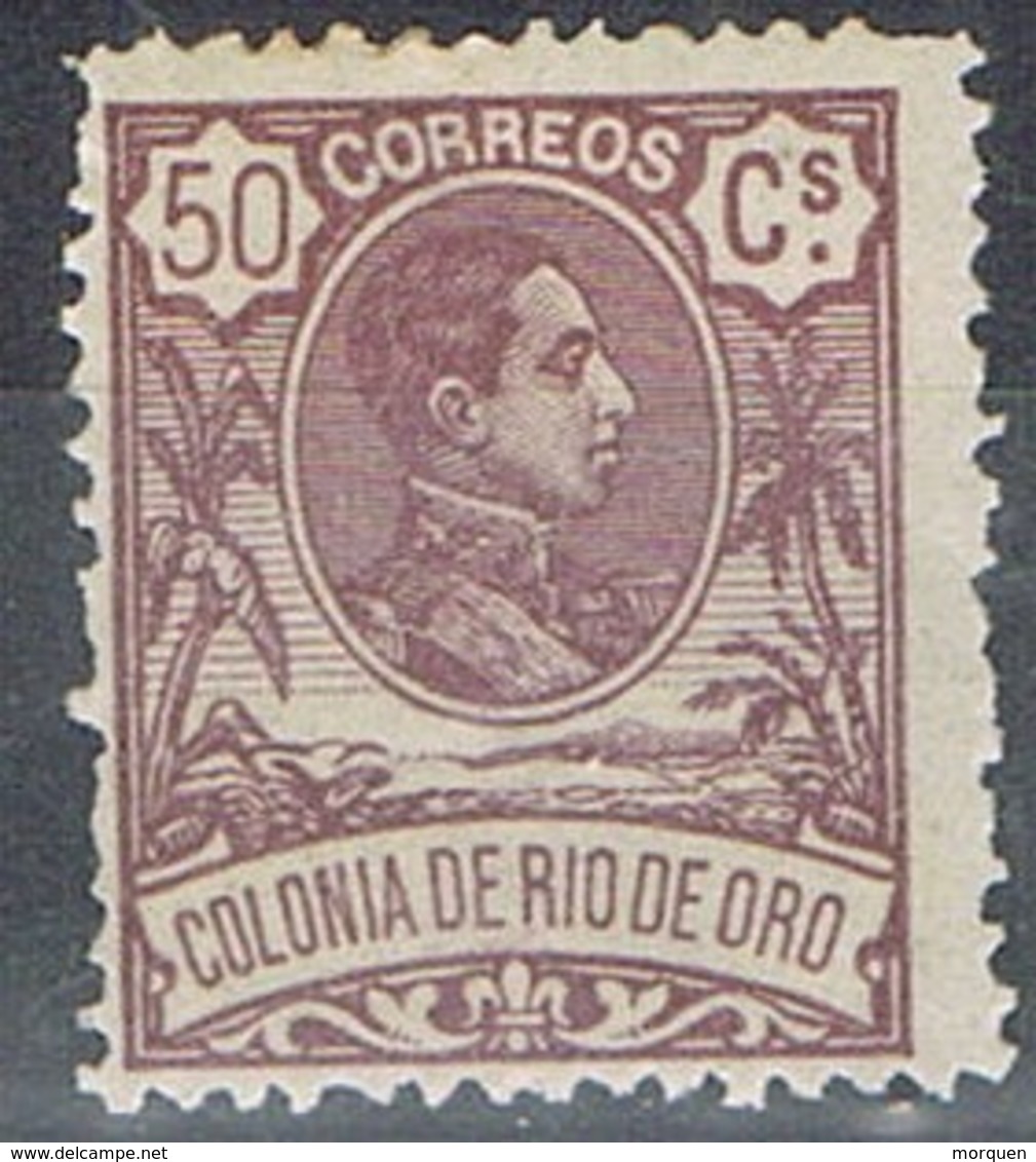 Sello 50 Cts RIO De ORO, Colonia Española 1909,  Num 50 ** - Rio De Oro