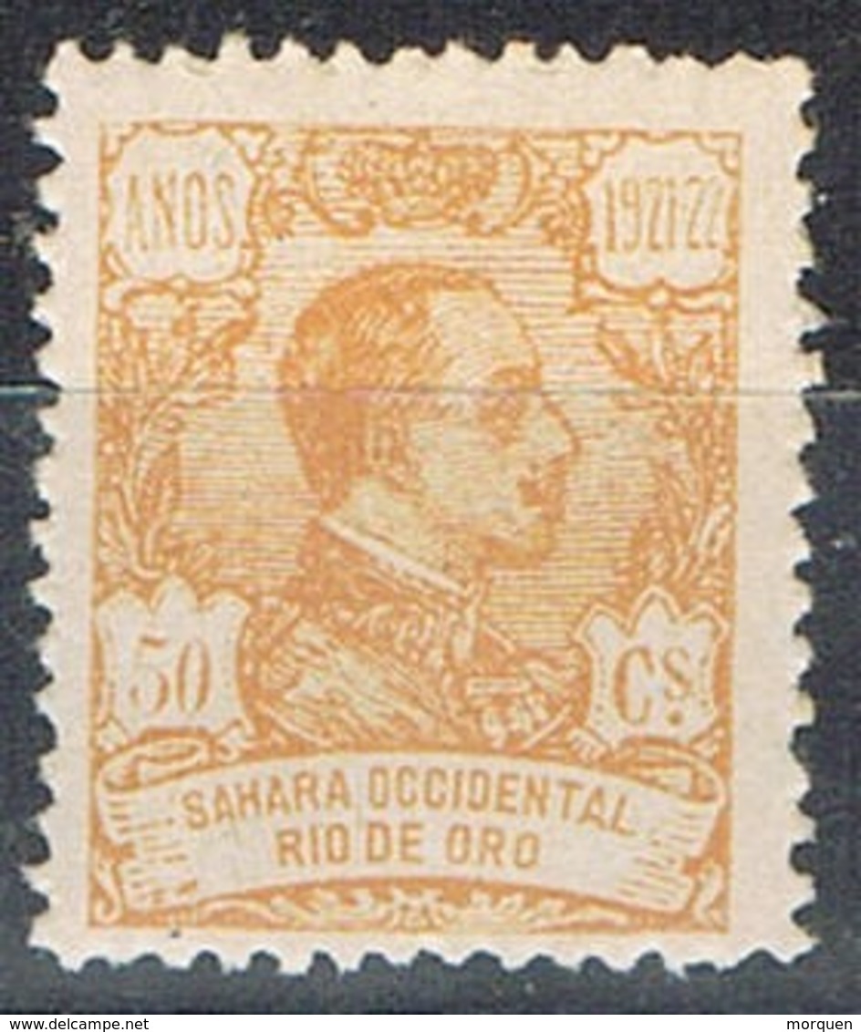 Sello 50 Cts RIO De ORO, Colonia Española 1921,  Num  139 ** - Rio De Oro
