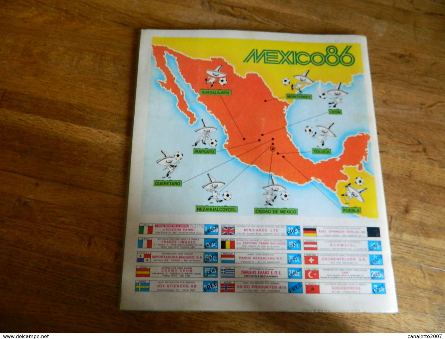 FOOTBALL +PANINI:TRES SUPER ALBUM MEXICO 86 COMPLET ET TRES BEL ETAT-ORIGINAL PAS LE FAC SIMILE-TRES BELLE COTE