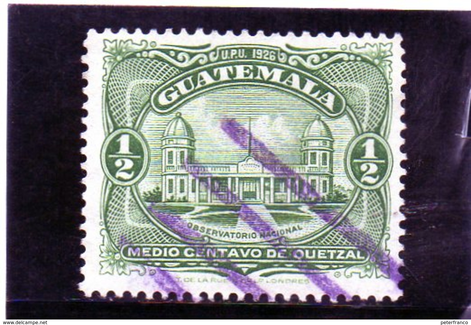 CG39 - 1929 Guatemala - Osservatorio Nazionale - América Del Norte