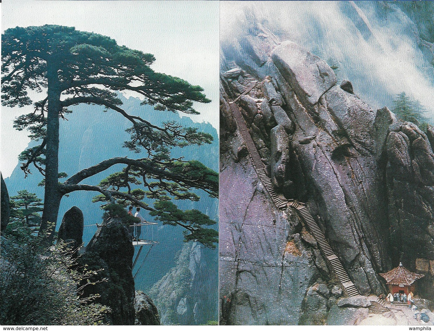 Chine Un Lot De 20 Entiers Postaux Cartes (vues Du Mon Huangshan) - Postcards