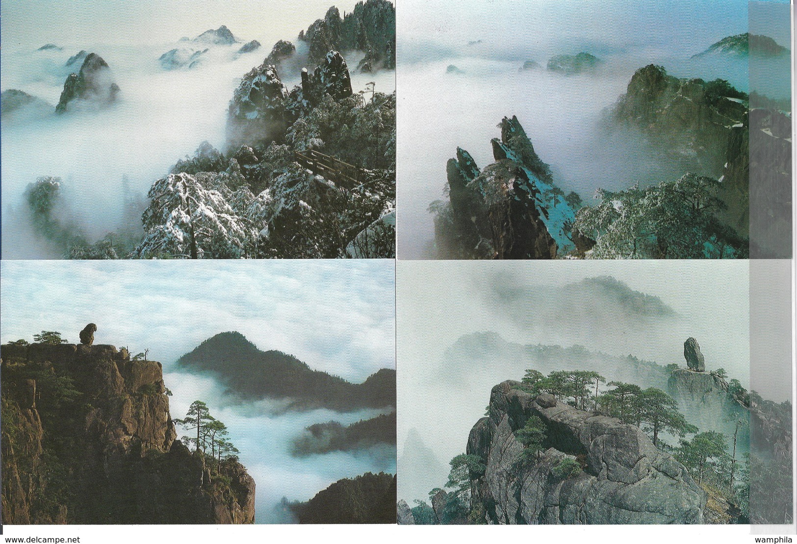 Chine Un Lot De 20 Entiers Postaux Cartes (vues Du Mon Huangshan) - Postkaarten