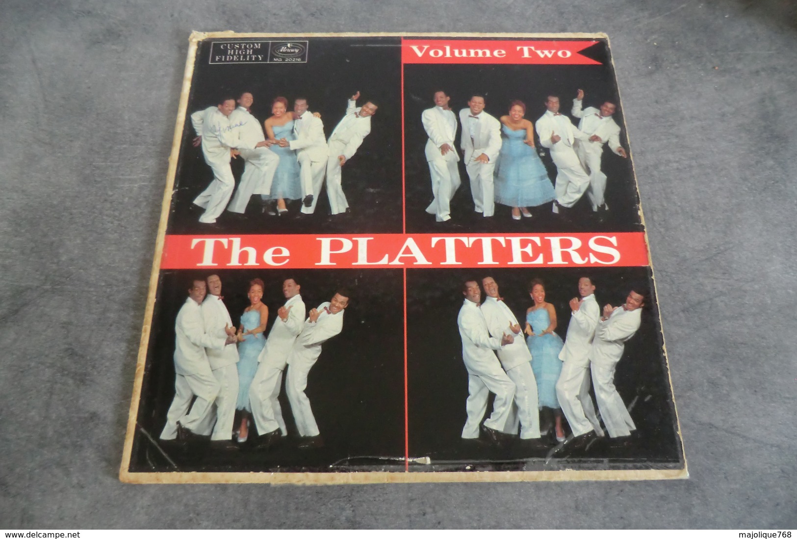 Disque De The Platters Volume Two - Mercury MG 20216 - USA 1956 - - Soul - R&B