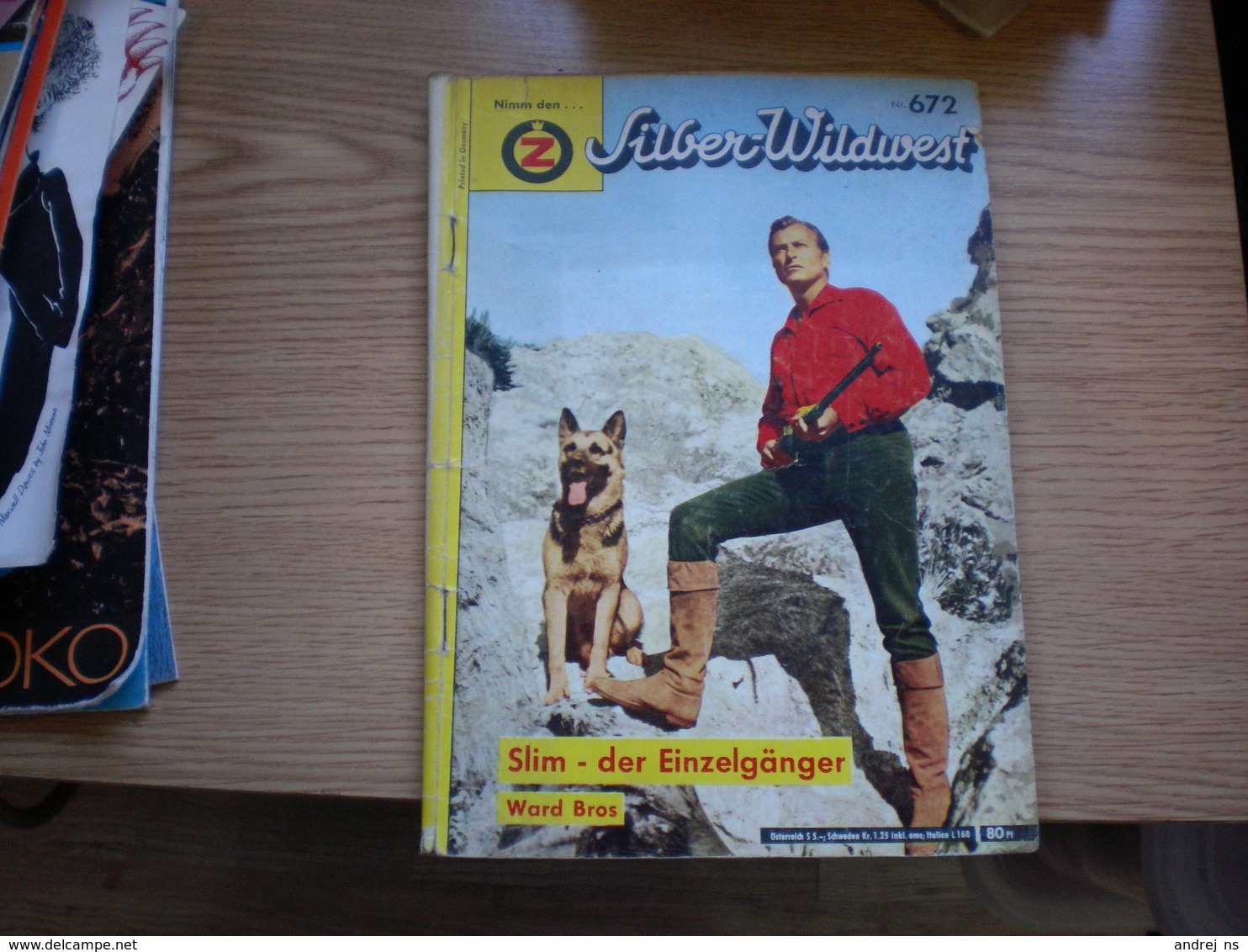 Silber Wildwest Nr 672 Slim Der Einzelganger Ward Bros 64 Pages - Avventure