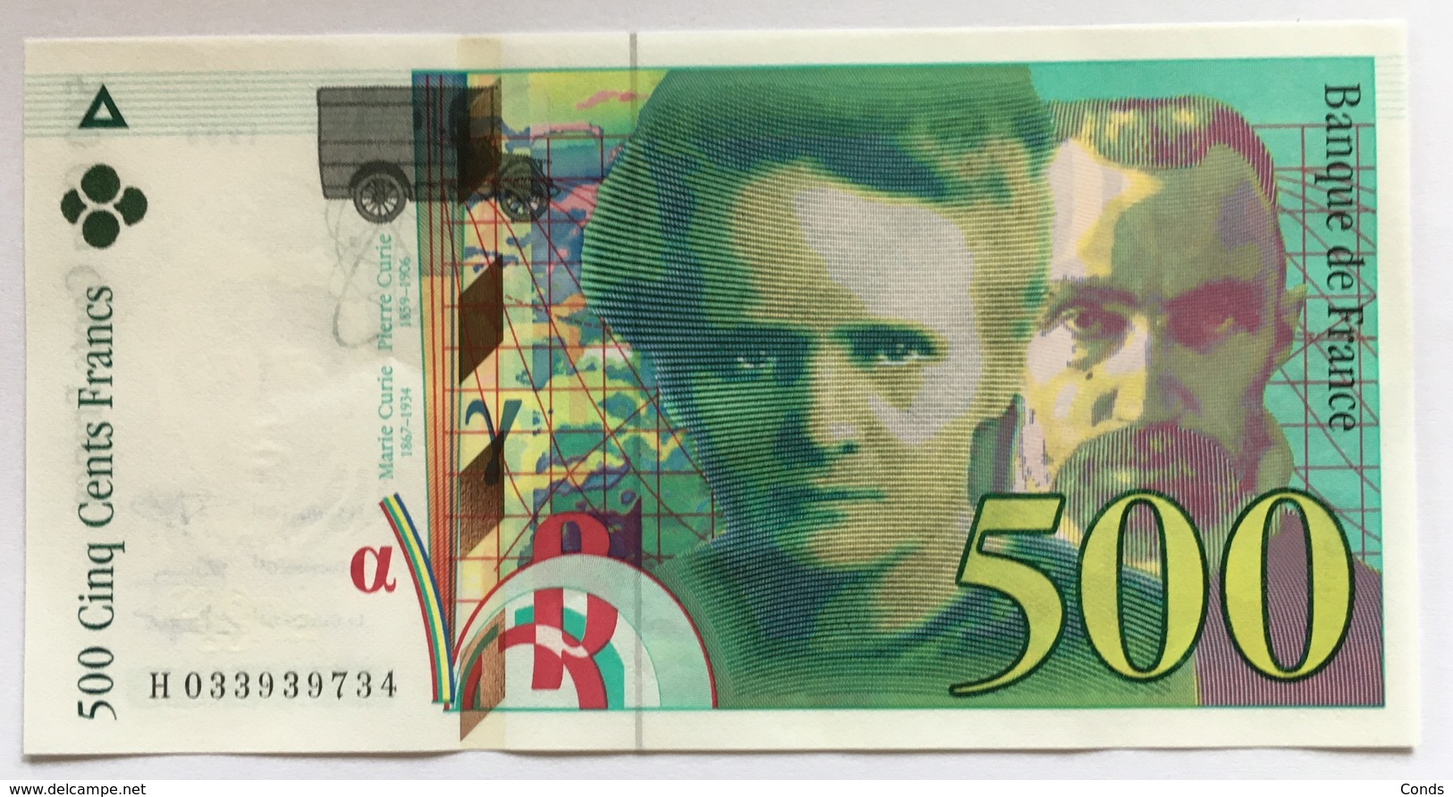 500 Francs Pierre Et Marie Curie 1995 SUP - 500 F 1994-2000 ''Pierre En Marie Curie''