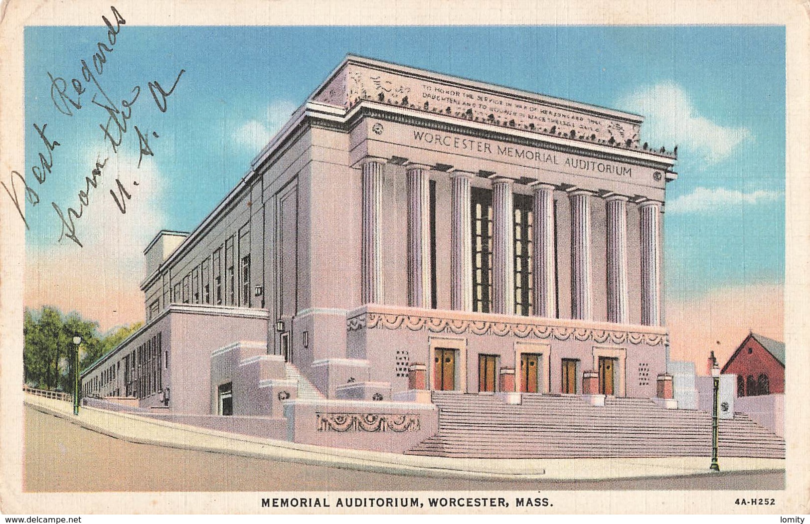 USA Mass. Worcester Memorial Auditorium - Worcester