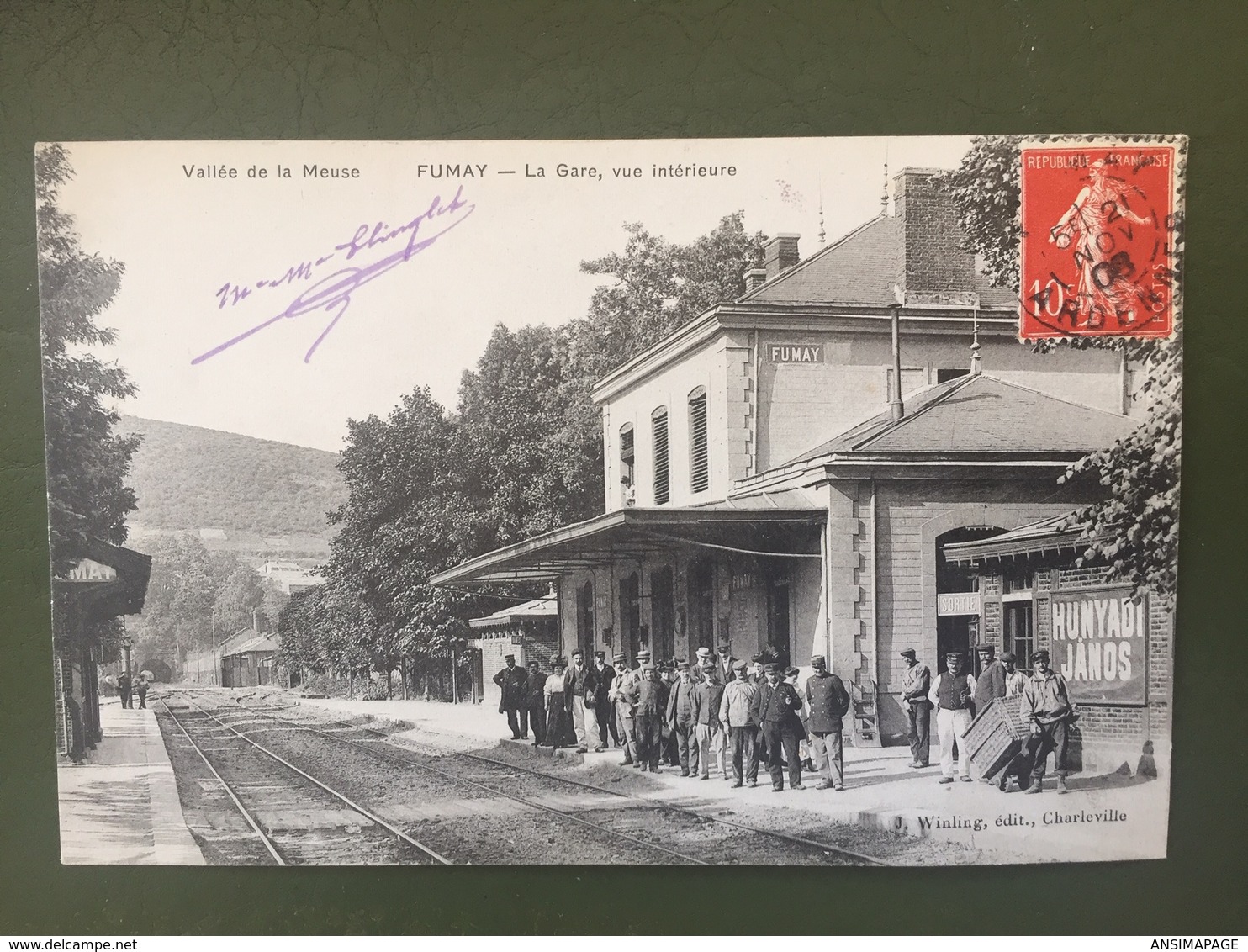 FUMAY- La Gare-vue Intérieure - Fumay