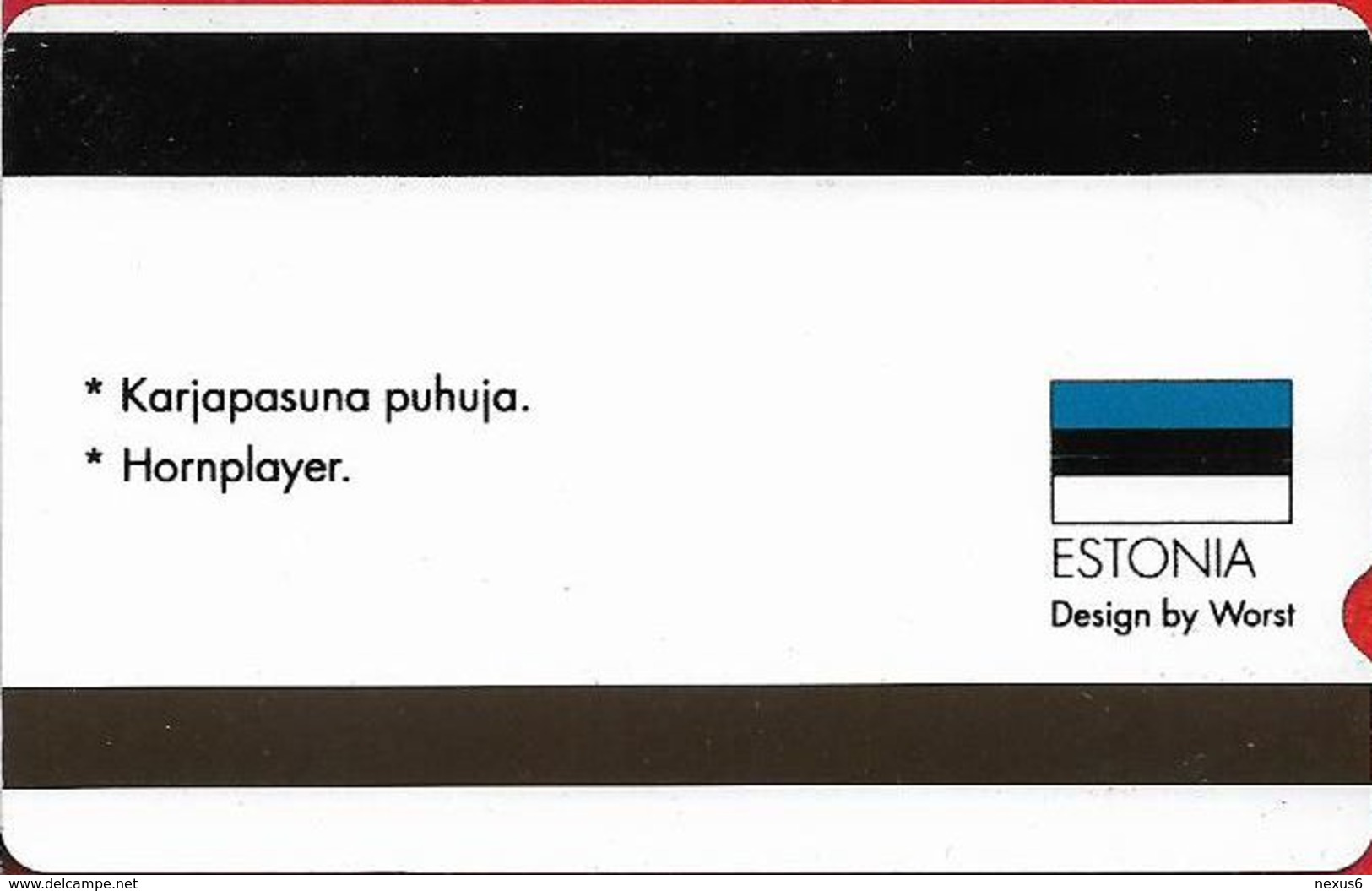 Estonia - Eesti Telefon - Alcatel - Hornplayer - ET0019 - 1994, 30.000ex, Used - Estonia