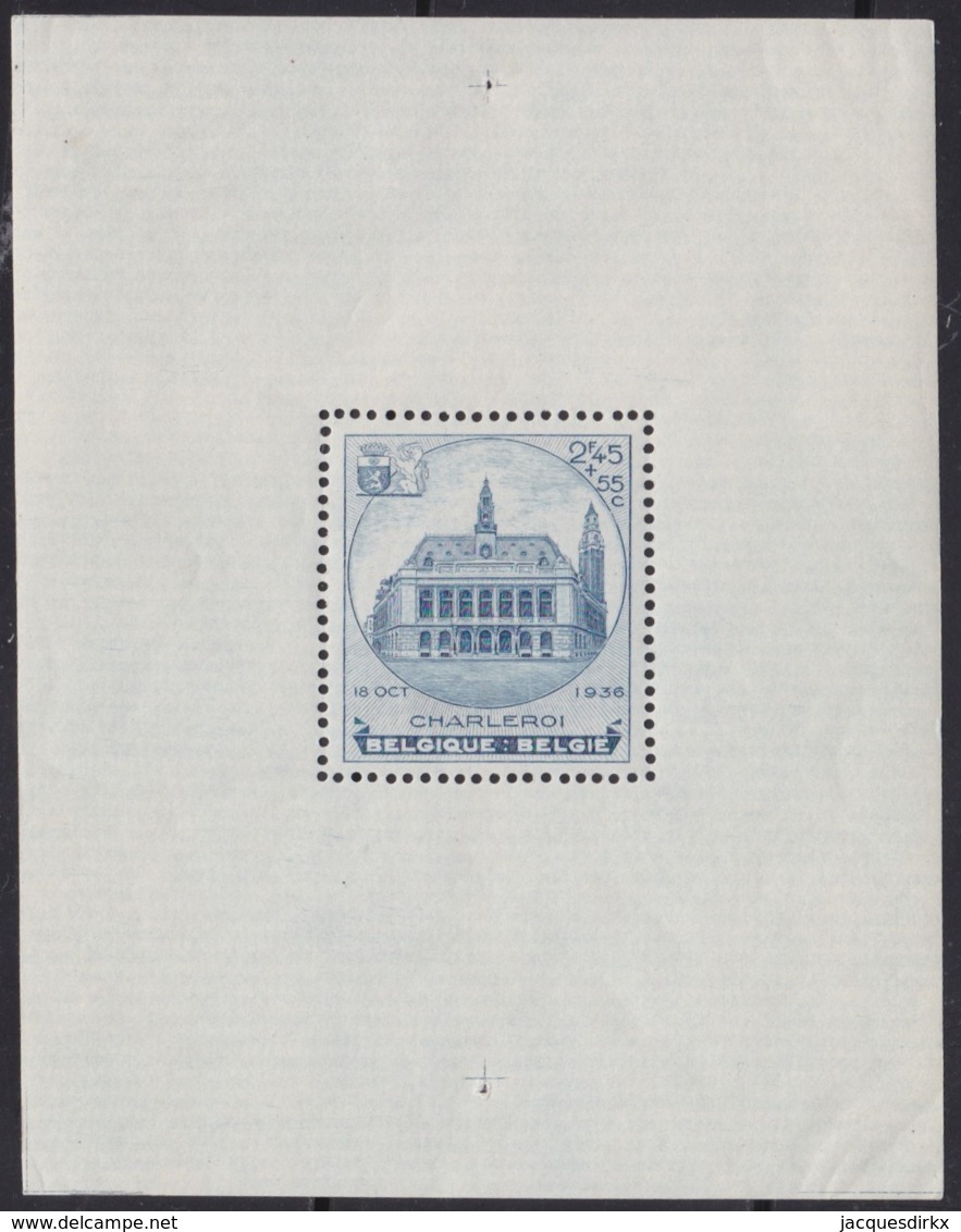 Belgie .   OBP .   Blok 6A   .   2 Scans     .   **    .    Postfris  .   /   .  Neuf SANS  Charniere - 1924-1960