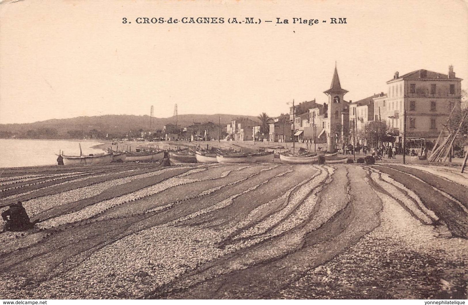 06 - ALPES MARITIMES - CROS DE CAGNES - 10021 - Plage - Cagnes-sur-Mer