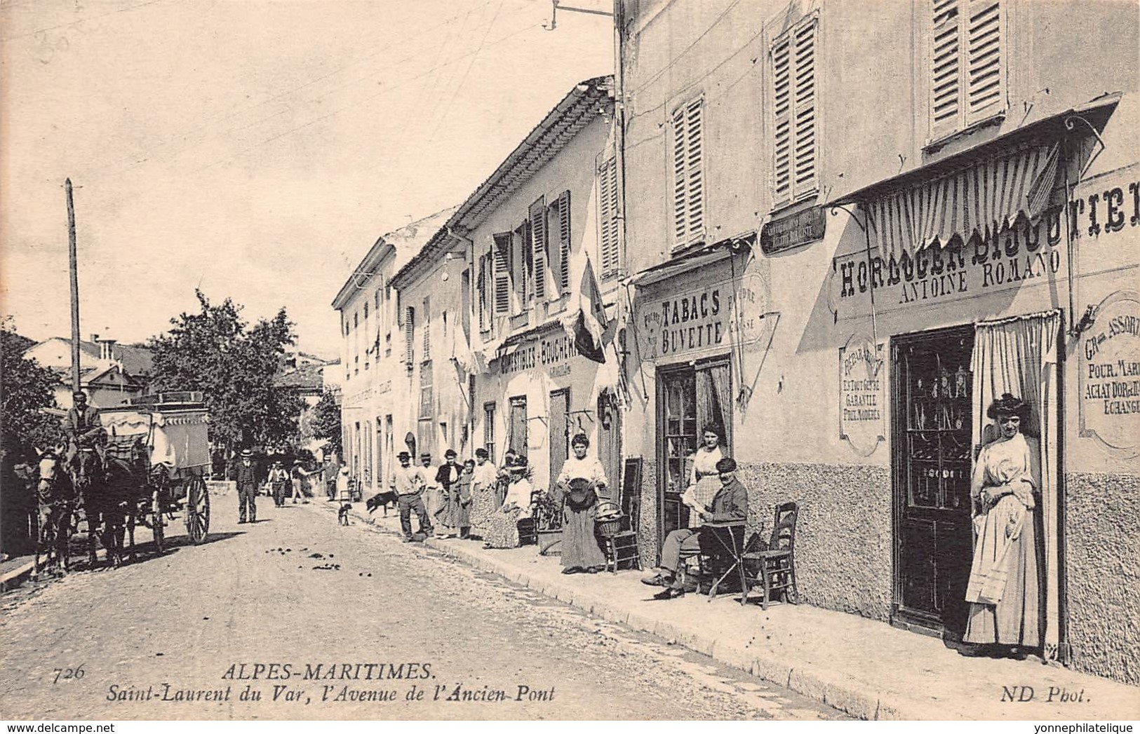 06 - ALPES MARITIMES - SAINT LAURENT DU VAR - 10052 - Avenue De L'ancien Pont - Saint-Laurent-du-Var